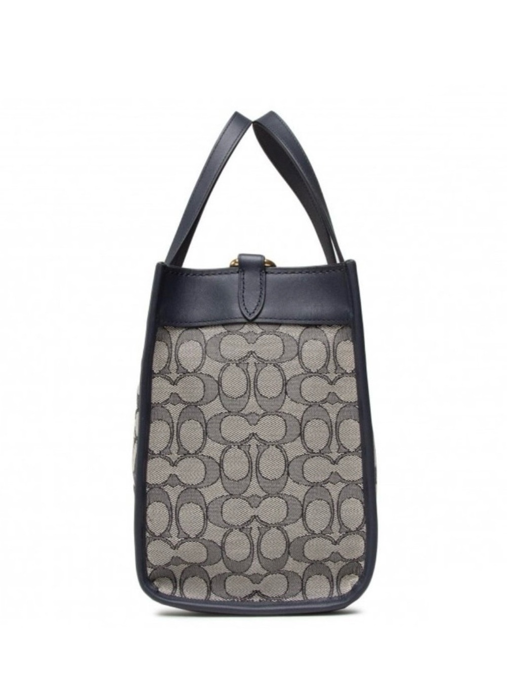 ❌ SOLD COACH Field Tote 30 In Signature Jacquard $395 C3282 MIDNIGHT NAVY NWT - Picture 4 of 10